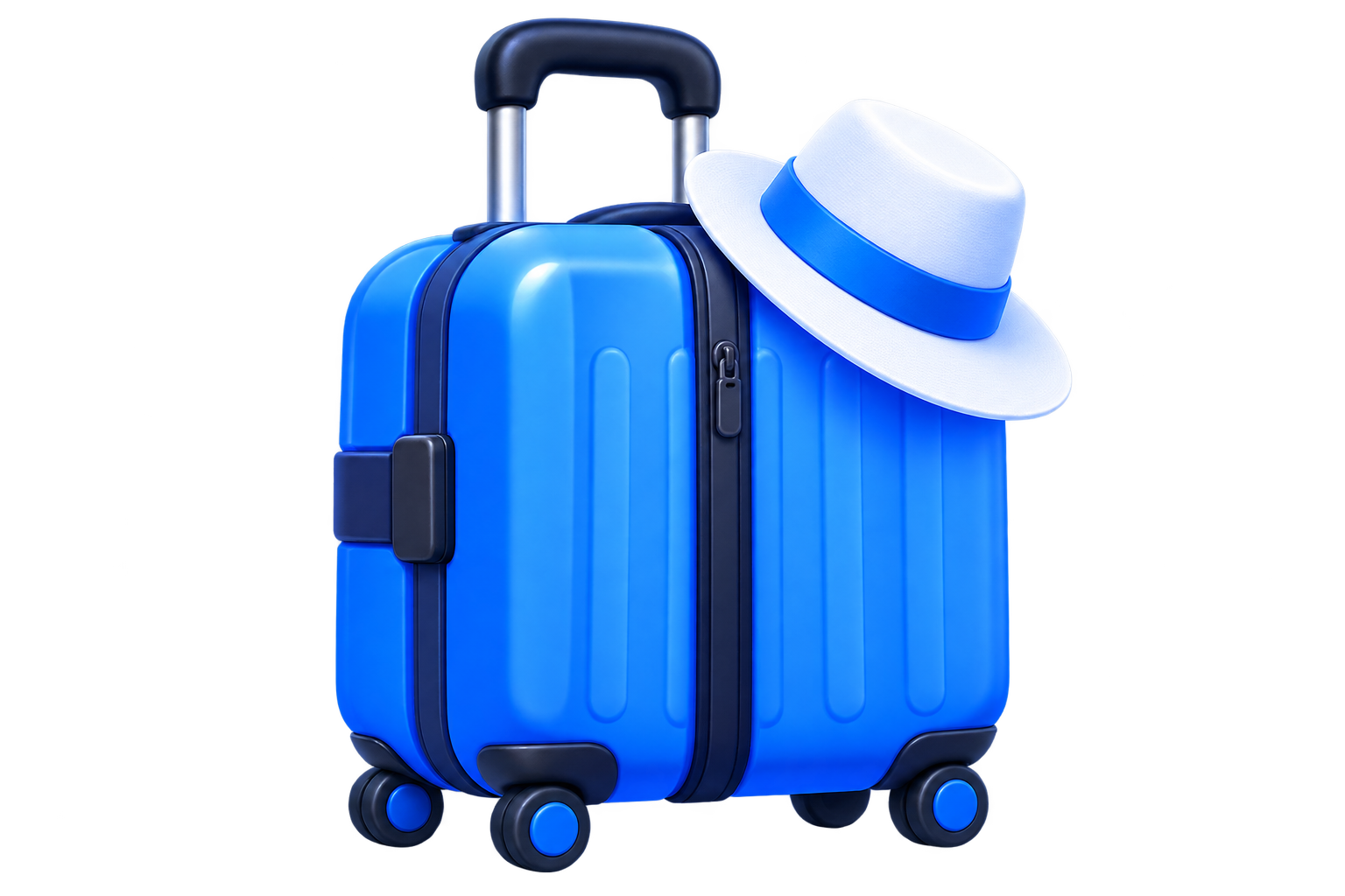 Valise de voyage prête pour le départ